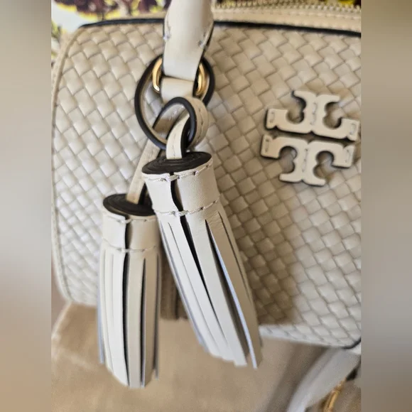 💫Tory Burch: Thea Woven  Satchel Crossbody Bag - Picture 9 of 13